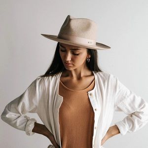 Gigi Monroe Rancher Hat in Oatmeal